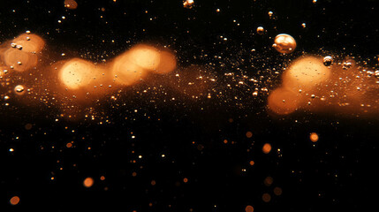 Poster - Bubbly ginger ale texture background for design and creativity
