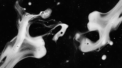 Poster - Abstract ink splatter and drip texture for creative design and background