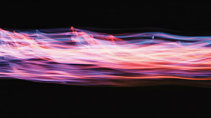 Poster - Abstract light trail texture for artistic design or background enhancement