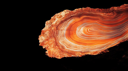 Poster - Intricate patterns in petrified wood texture for creative designs
