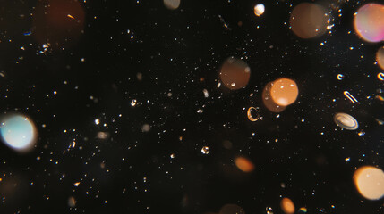 Poster - Raindrops on window with blur texture for creative and artistic backgrounds