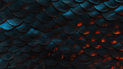 Poster - Vibrant reptile skin texture with scales for creative design projects