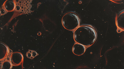 Poster - Abstract organic overlay texture with sarsaparilla motif for artistic designs