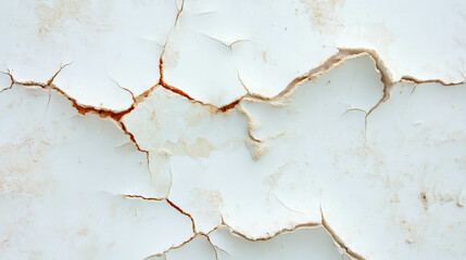 Poster - Abstract cracked plaster texture for creative design and background use