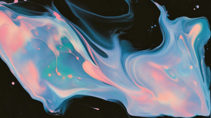Poster - Abstract flowing ink texture art design for creative projects