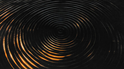 Poster - Abstract overlay texture of concentric circles resembling tree rings for design and art projects
