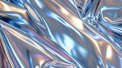 Aufkleber - Shiny metallic surface with smooth reflections for design and decoration