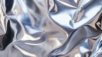 Poster - Abstract smooth polished metal surface with reflections and highlights for modern design