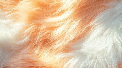 Poster - Soft fur texture with fine hairs and varying colors for creative design