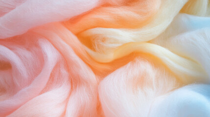 Poster - Warm toned soft wool with fine fibers for textile and fabric design