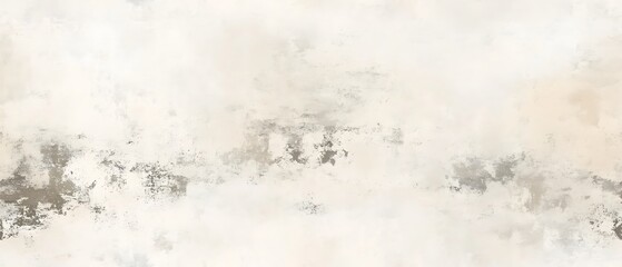 Wall Mural - Beige watercolor seamless  background with light gray and white tones