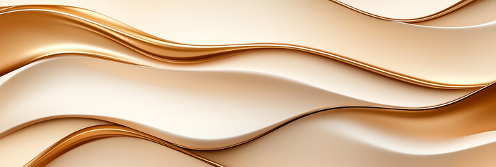 Poster - Rippling lines mimic the gentle undulations of sand dunes, showcasing a harmonious blend of textures and colors that evoke a serene, natural landscape, inviting contemplation
