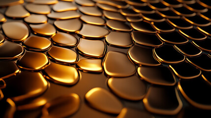 Poster - A captivating digital surface showcases a glossy texture reminiscent of snake skin, featuring intricately detailed scales that shimmer. The rich hues draw the eye, inviting exploration