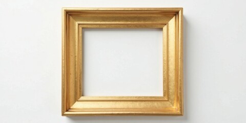 Poster - A Gilded Square Frame Ready for Your Most Cherished Artwork or Elegant Photograph