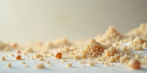 Aufkleber - Abstract Textured Granular Substance with Small Round Elements Scattered Across a Smooth Surface