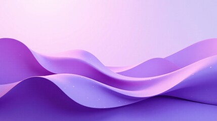 Aufkleber - Serene Lavender Waves Abstract Background of Soft, Flowing Curves and Gentle Undulations with Subtle Textural Details