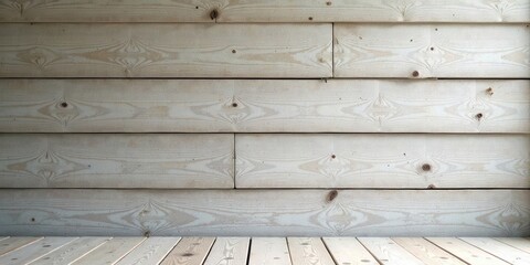 Aufkleber - Rustic Light Wood Wall and Floor Background, Ideal for Product Displays and Design Projects
