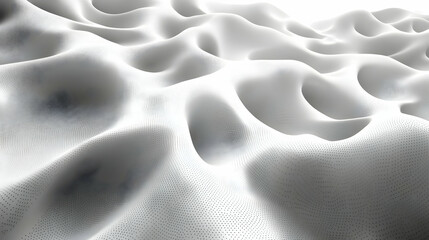 Poster - Abstract White And Gray Textured Surface Design