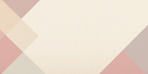 Poster - Subtle Geometric Abstract Background with Soft Pastel Hues and Textured Paper Effect