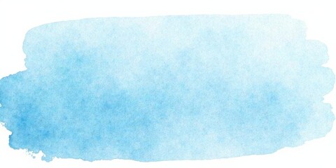 Aufkleber - Abstract Light Blue Watercolor Wash Background Ideal for Design Projects and Digital Art Creations