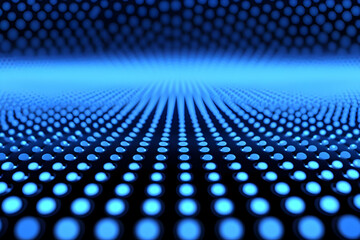 Poster - Abstract Blue Dot Pattern Background