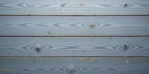 Poster - Rustic Weathered Blue Painted Wood Planks Background Texture