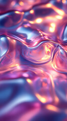 Poster - Abstract Fluidic Pink Purple Texture Background