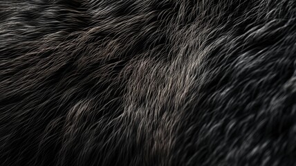 black fur texture background