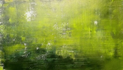 Poster - soft abstract green nature background with textured brushstrokes, perfect for eco friendly designs, posters, and prints

