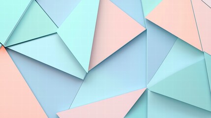 Poster - geometric serenity background