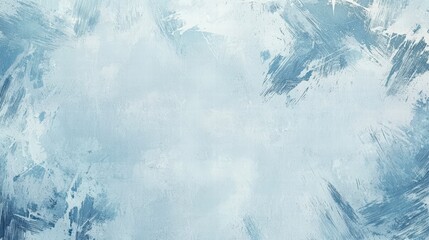 Poster - frozen texture abstraction: capture the serene beauty of ice and frost with this captivating artisti