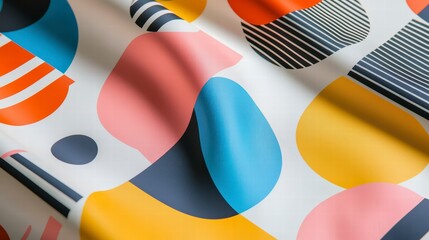 Poster - Abstract Forms: An artistic display of vibrant and dynamic abstract forms, creating a visually captivating and modern design.