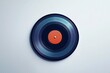 © Sehrish - 3D vinyl record icon, sharp and modern symbol for vinyl music playback on white background.
