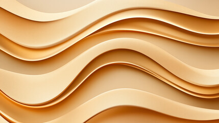 Poster - A mesmerizing abstract pattern captures the essence of sand dunes, characterized by flowing, smooth lines and warm tones. This artwork transports viewers into a serene and earthy landscape