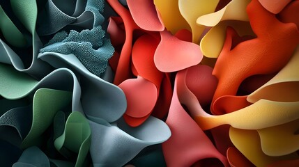 Poster - Sustainable nanomaterials derived from natural plant based components showcased in a vibrant delicate and intricate microscopic arrangement with crisp clarity