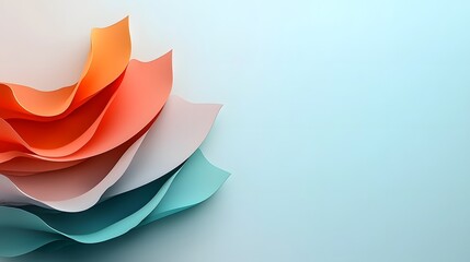 Poster - Minimalist digital backdrop featuring a subtle gradient and abstract geometric line art design  The clean modern composition creates a sophisticated contemporary aesthetic with a soft elegant feel