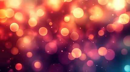 Sparkling bokeh backdrop with luminous circles, festive light background, holiday celebration