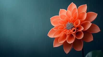 Poster - Captivating Hybrid Flower with Nanomaterial Petals   Futuristic Botanical Innovation Blending Technology and Nature for a Sustainable Future
