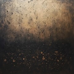 Poster - Dramatic moody and textured abstract background with a metallic gold and bronze color palette  Featuring grungy distressed and rustic overlay patterns grunge textures and a dark industrial vibe