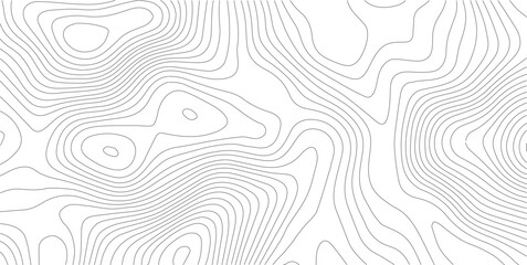 Poster - Topographic map background geographic line map with elevation assignments. Modern design with White background with topographic wavy pattern design. paper texture Imitation of geographical map shades