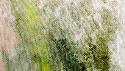 Leinwandbilder - soft abstract green watercolor texture with organic brush strokes, nature inspired background for design, decor, and art

