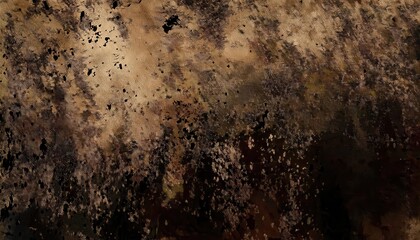 Poster - aged textured grunge abstract background with dark earthy tones and distressed surface, perfect for vintage design projects

