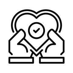Poster - Integrity line icon. Universal creative premium symbol. Vector sign icon logo template. Vector illustration