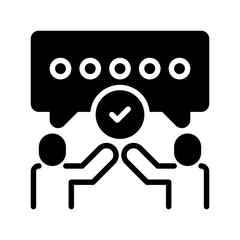 Poster - Communication line icon. Universal creative premium symbol. Vector sign icon logo template. Vector illustration