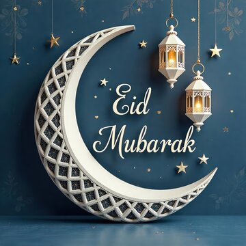 Eid mubarak greeting Card