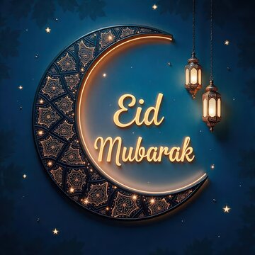 Eid mubarak greeting Card