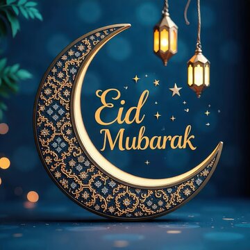 Eid mubarak greeting Card