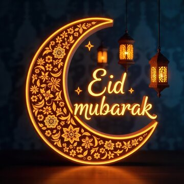 Eid Mubarak greeting Card