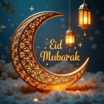 Eid Mubarak greeting Card