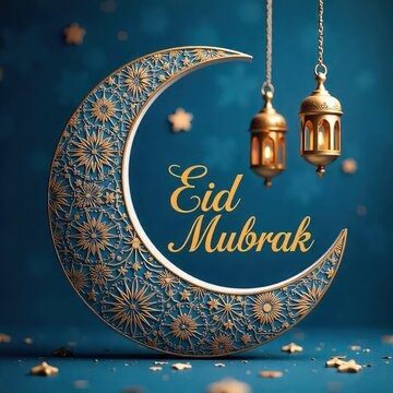 Eid Mubarak greeting Card